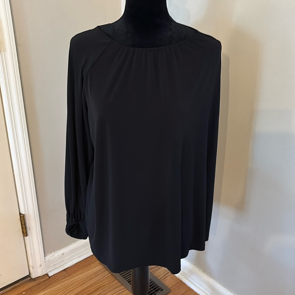 Banana Republic Longsleeve Dress Black Top Size L